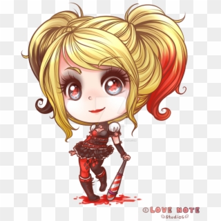 Harley Quinn Chibi Png - Anime Harley Quin Chibi, Transparent Png