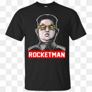 Kim Jong Un Rocketman T-shirt, HD Png Download