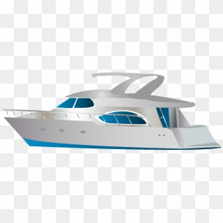 Yacht Clipart , Png Download - Speed Boat Boat Clipart, Transparent Png