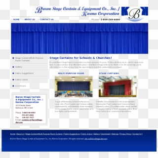 Baron Stage Curtain Competitors, Revenue And Employees, HD Png Download