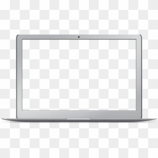 Mac Transparent Background - White Laptop Mock Up, HD Png Download