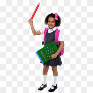 Young Girl Student Png Stock Images - Kid Student Png, Transparent Png
