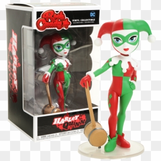 Rock Candy Harley Quinn Holiday Funko Vinyl Figure - Green Red Harley Quinn, HD Png Download