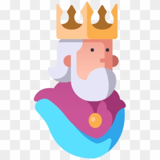 King Icon - King Flat Icon, HD Png Download