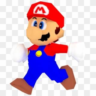 Super Mario 64 Mario Png - Mario Bros Nintendo 64 Png, Transparent Png