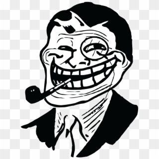 Trollface Clipart Draw - Troll Face In Suit, HD Png Download