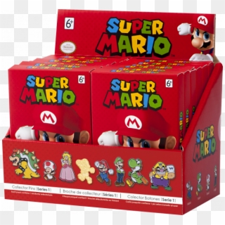 Super Mario Collector Pins Series 1 - Super Mario Collectors Pins, HD Png Download