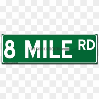 Michigan's Mile Road Street Signs - Sign, HD Png Download