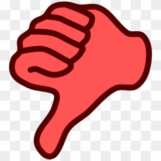 Red Thumbs Down Clip Art - Thumbs Down Clipart, HD Png Download