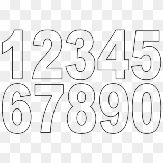 Numbers Png Download - 1 10 Bubble Numbers, Transparent Png