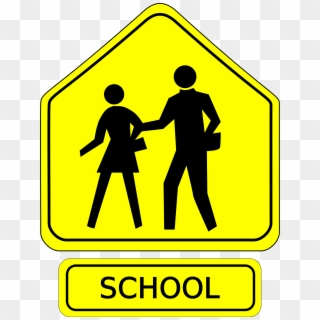 Traffic - School Zone Sign Clipart, HD Png Download