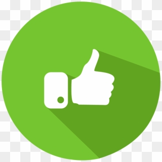 Green Thumbs Up - Thumbs Up And Down Icon, HD Png Download
