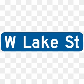Minneapolis Arterial Street Sign - Blue Street Sign Png, Transparent Png