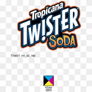 Tropicana Twister Soda Logo Png Transparent - Twister Soda Logo, Png Download