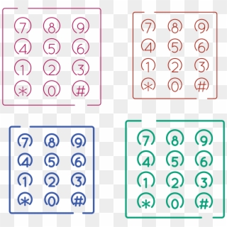 This Free Icons Png Design Of Dial Numbers, Transparent Png