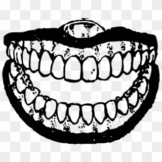 Teeth Black And White Png , Png Download - Teeth Black And White Png, Transparent Png