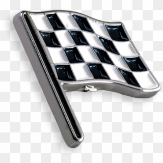 'checkered Flag' Pin - Checkered Flag Pin, HD Png Download