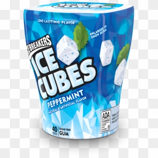 Ice Breakers Ice Cubes Peppermint Gum - Ice Cubes Gum Png, Transparent Png