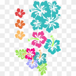 Hibiscus Clipart Teal - Hibiscus Clip Art, HD Png Download