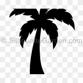 Easy Palm Tree Silhouette, HD Png Download