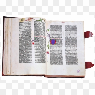 Biblia Gutenberg O 42 Líneas - Gutenberg Bible, HD Png Download