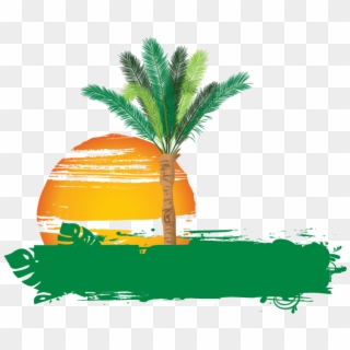 Palm Tree Logo 101 Clip Art - Palm Tree Logo Transparent, HD Png Download