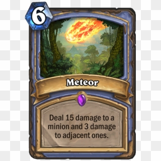 Meteor Card - Meteor Hearthstone, HD Png Download