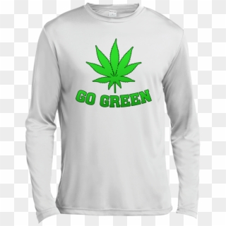 Go Green Weed T Shirt Vape Nation Marijuana Leaf, HD Png Download