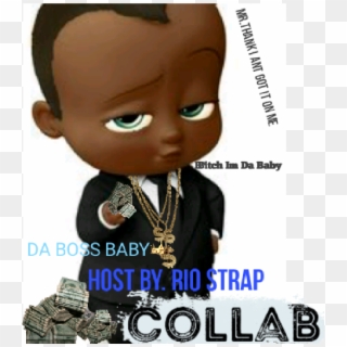 Da Boss Baby Rio Strap Front Cover - African American Boss Baby, HD Png Download