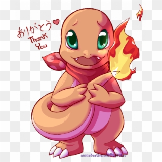 Pokemon Pictures Of Charmander New Thank You By Anniefeatherw8, HD Png Download