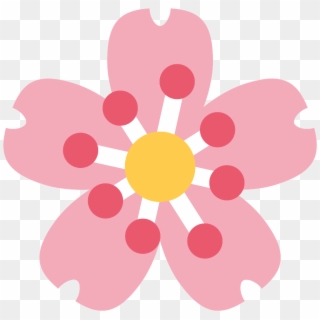Hibiscus Flower Emoji Png - Cherry Blossom Icon Png, Transparent Png