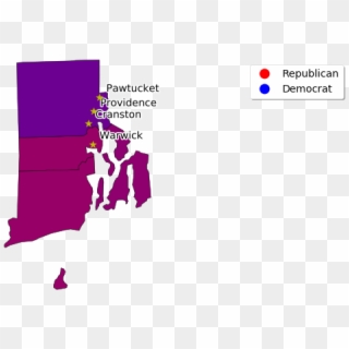 Rhode Island Voters Will Have A Lot To Say This November - Map Of Rhode Island, HD Png Download