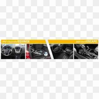 Compare 2017 Chevy Equinox Interior Vs Ford Escape - Steering Wheel, HD Png Download