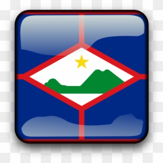 Flag Of Sint Eustatius Bonaire Sint Maarten Aruba - La Bandera De Saba, HD Png Download