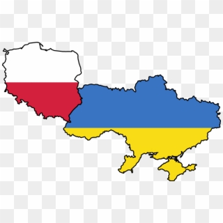 Poland And Ukraine - Ukraine And Poland Map, HD Png Download