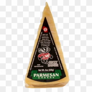 Bucky Badger Parmesan Cheese Wedge - Triangle, HD Png Download