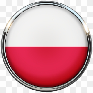 Poland Flag Circle Wallpaper 1524616 - Circle, HD Png Download