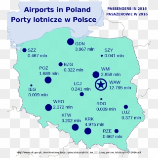 Svg Wiki Poland - New Central Airport Poland, HD Png Download
