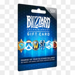Buy Blizzard Gift Card Photo - Blizzard Gift Card, HD Png Download