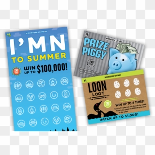 May Scratch Games Ticket Fan Mnlottery - Office Supplies, HD Png Download