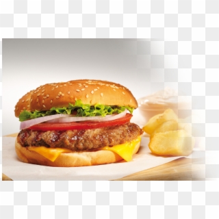 Plain-burger - Cheeseburger, HD Png Download