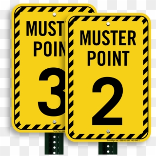 Muster Point Number 2 Sign - Port Of Bilbao, HD Png Download