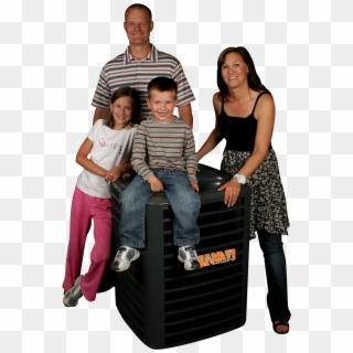 Family With Tiger Ac Unit - Baby, HD Png Download