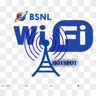 Bsnl To Set Up 25,000 Wi Fi Hotspots At Rural Exchanges - Bharat Sanchar Nigam Limited, HD Png Download