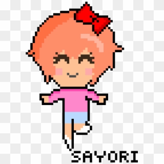 Sayori ) - Pixel Hyena, HD Png Download