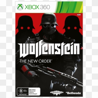 Wolfenstein Nazi Helmet Png - Wolfenstein The New Order Xbox 360, Transparent Png