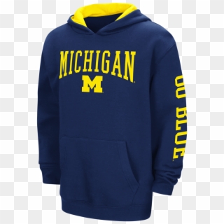 Michigan Wolverines Youth Ncaa Zone Pullover Hoody - Michigan, HD Png Download