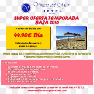 Paquete Temporada Baja1 - Playas De Mojacar, HD Png Download