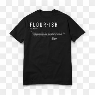 Flourish Black Flooent T-shirt Assassinate Black Back, HD Png Download