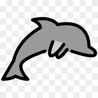 File - Openmoji-color 1f42c - Svg - Common Bottlenose Dolphin, HD Png Download
